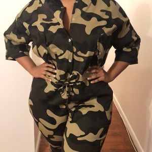 Camouflage Jumpsuit